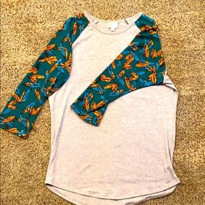 LuLaRoe Randy Baseball shirt L